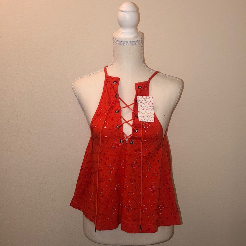 Free people orange top